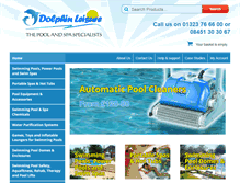 Tablet Screenshot of dolphinpools.co.uk