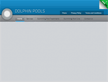 Tablet Screenshot of dolphinpools.info